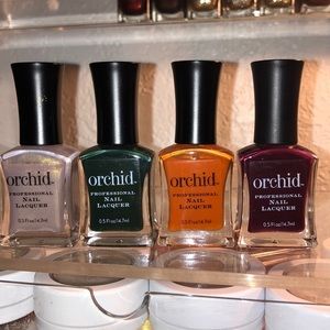 Orchid nail polishes